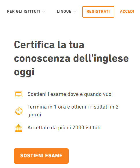 duolingo certificazione