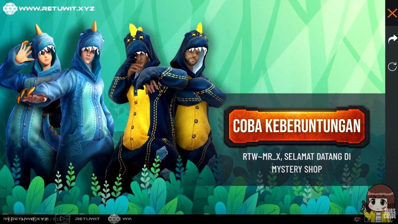 Event Mystery Shop Terbaru Free Fire Dino Denim Dino Diwali