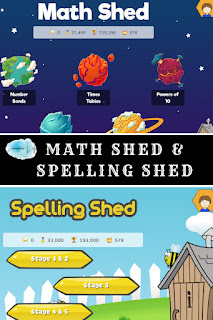 Spelling Shed and Math Shed