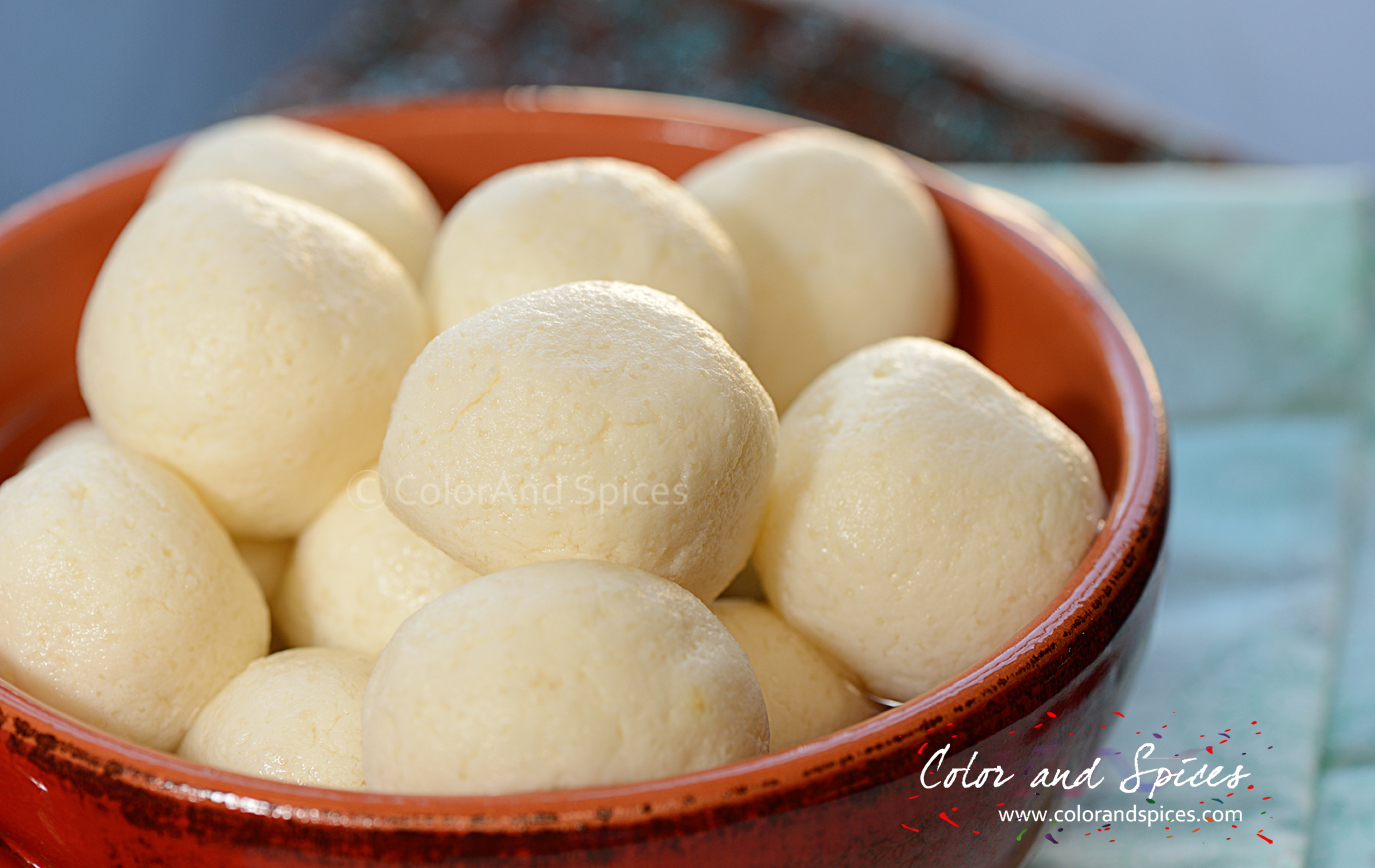 Nolen Gur Rosogolla Color and Spices: Rosogolla...