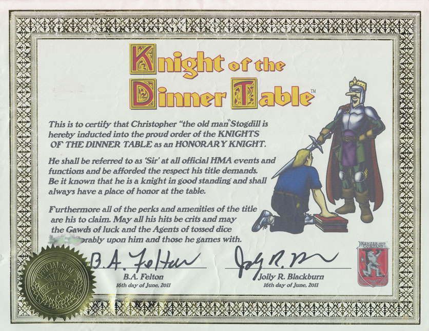 honorary knighthood