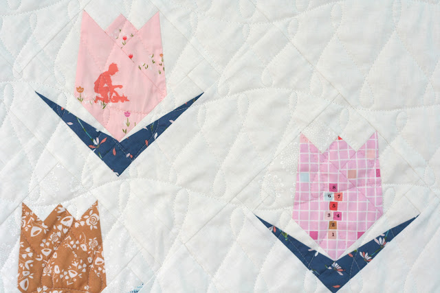 Tulip Quilt by Wooden Spoon Quilts