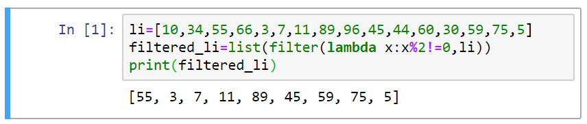filter()