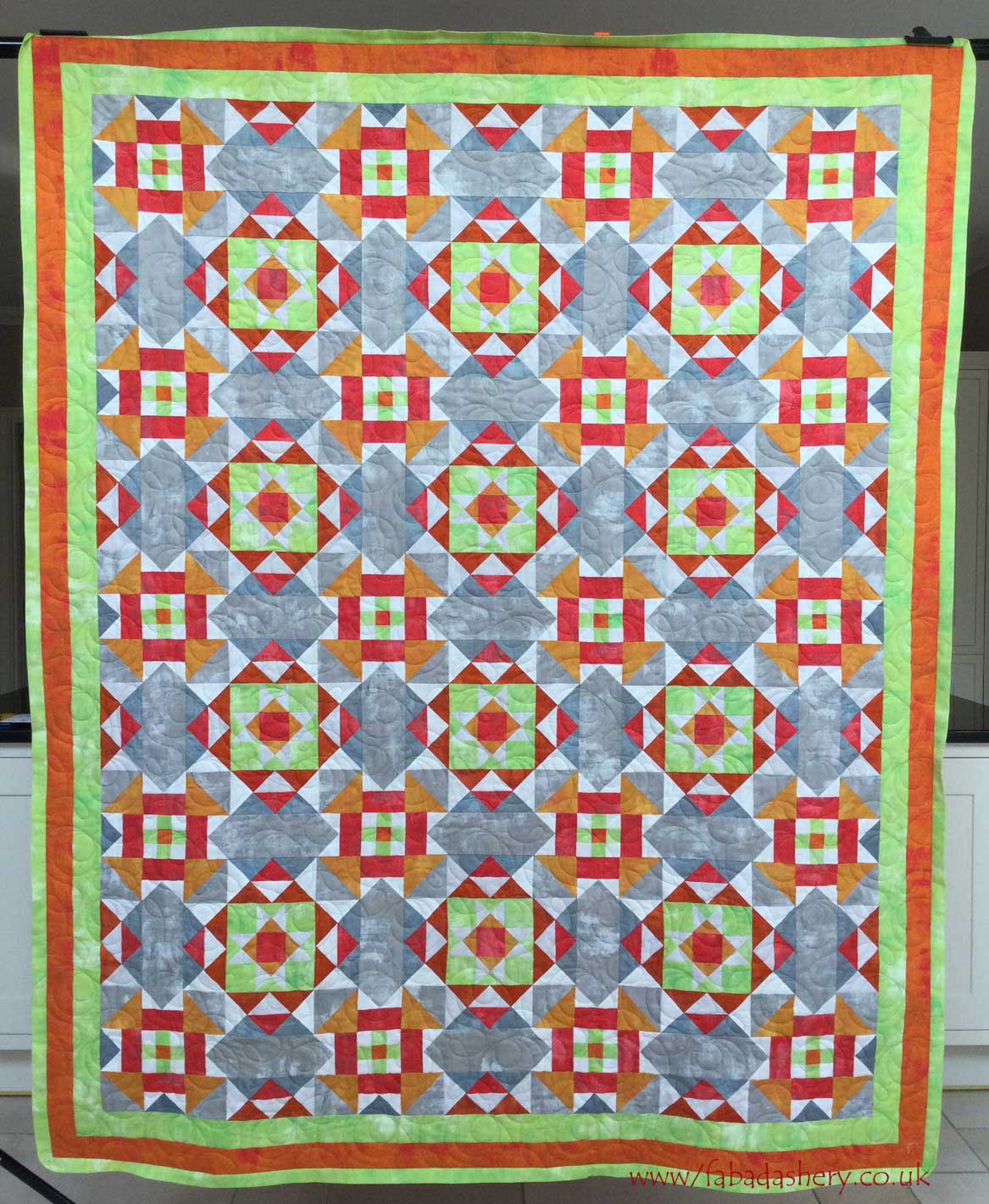 Fabadashery Longarm Quilting Di's Grassy Creek Bonnie Hunter 2020 Mystery Quilt