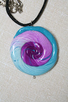 Nautilus pendant - polymer clay :: All the Pretty Things