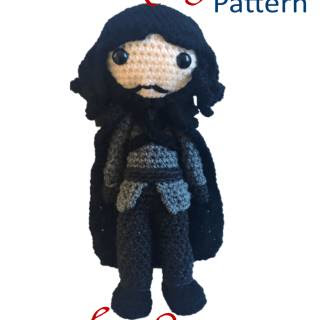 PATRON GRATIS SON SNOW | JUEGO DE TRONOS AMIGURUMI 31194