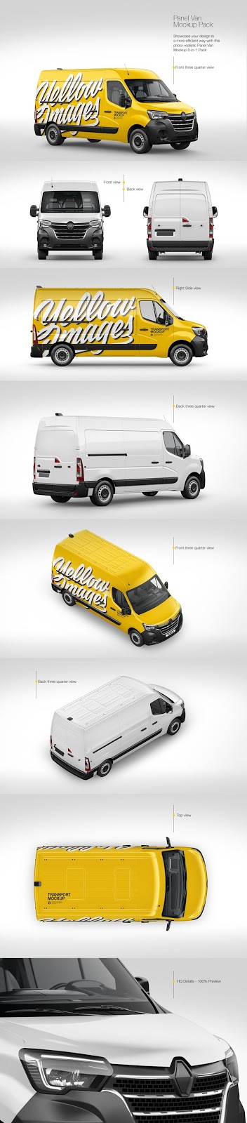 Download Free Panel Van Mockup Pack Free Mockup Templates.