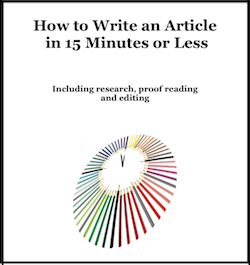 How to Write an Article in 15 Minutes or Less