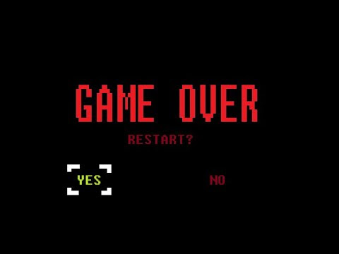 Starting the game играть. ретро игры. Press start.