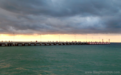 muelle pescadores yucatan