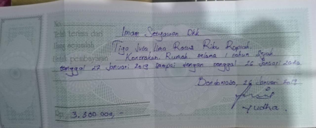 Bentuk Dan Contoh Kwitansi Pembayaran Serta Fungsi Dan Cara