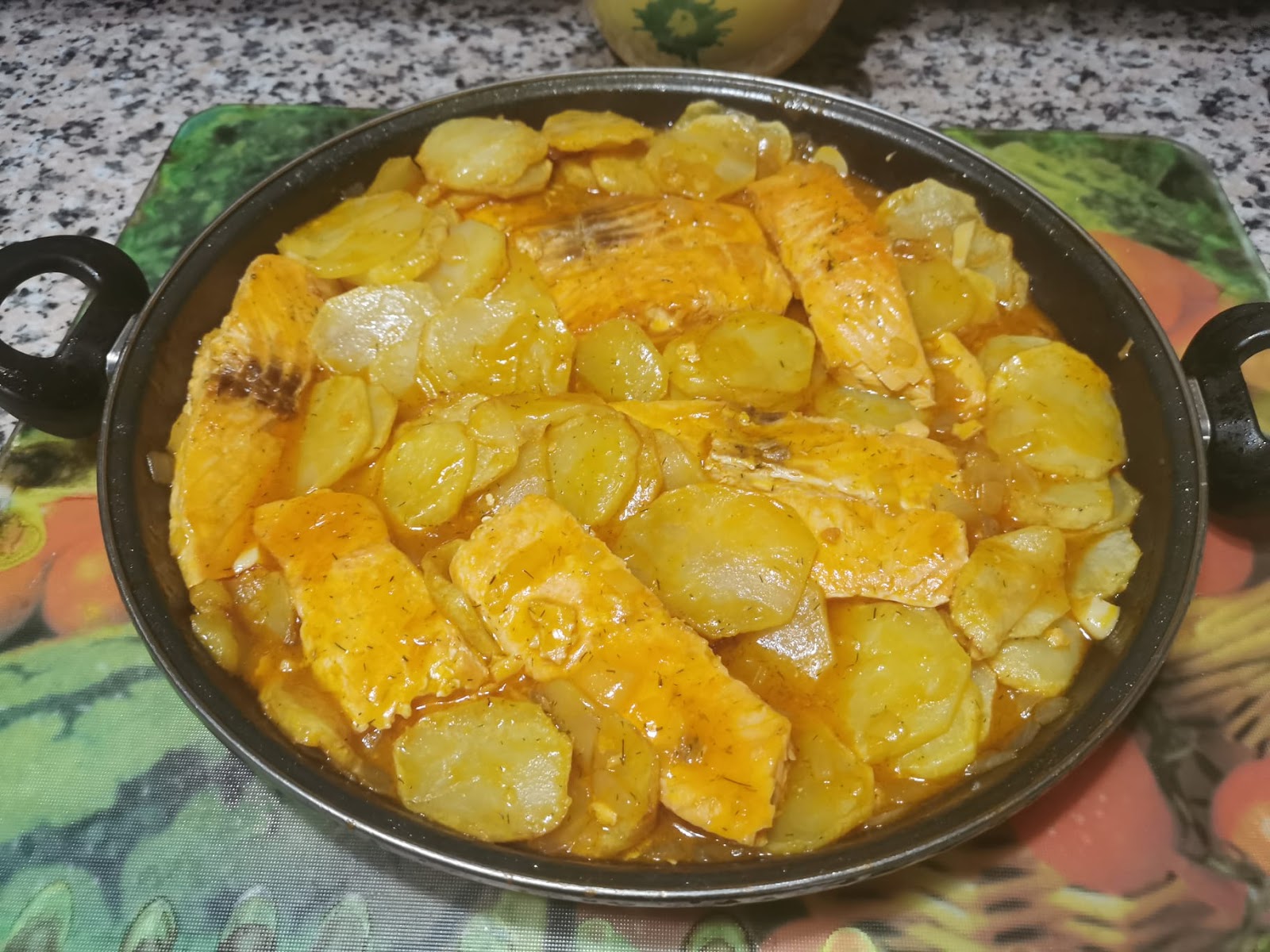 Cocinando con Carmen SALMON A LA SIDRA