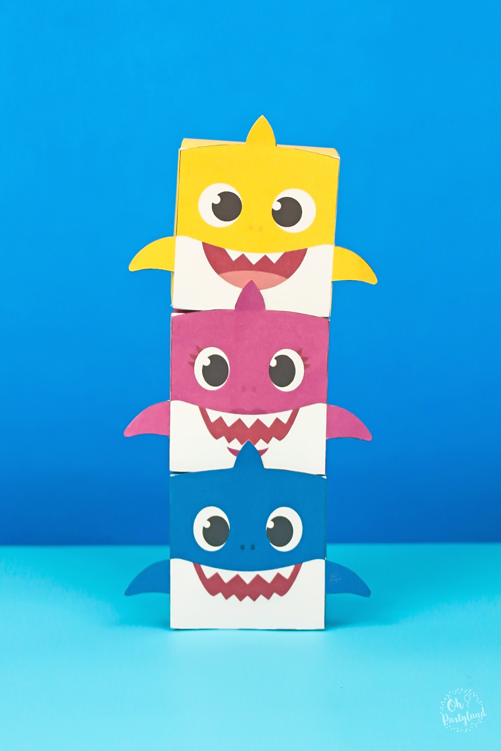 Baby shark box oh partyland