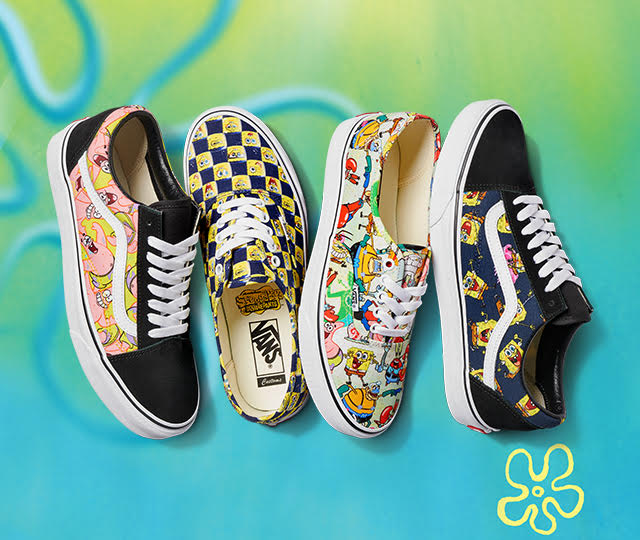 NickALive!: Vans and Nickelodeon Come Together For Two New 'SpongeBob ...