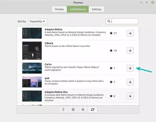 تعيين مظهر Linux Mint تعيين مظهر Linux Mint