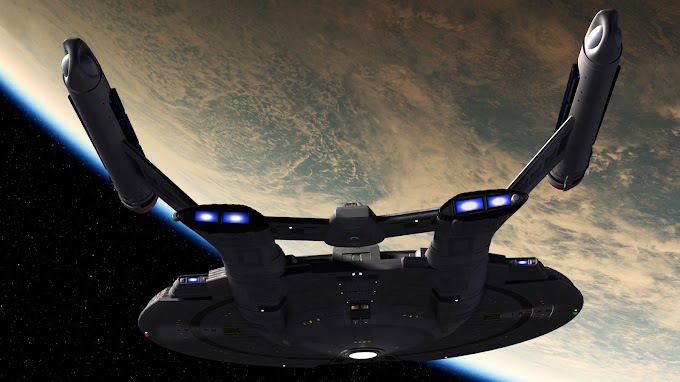 Star Trek Enterprise NX-01 Rear View