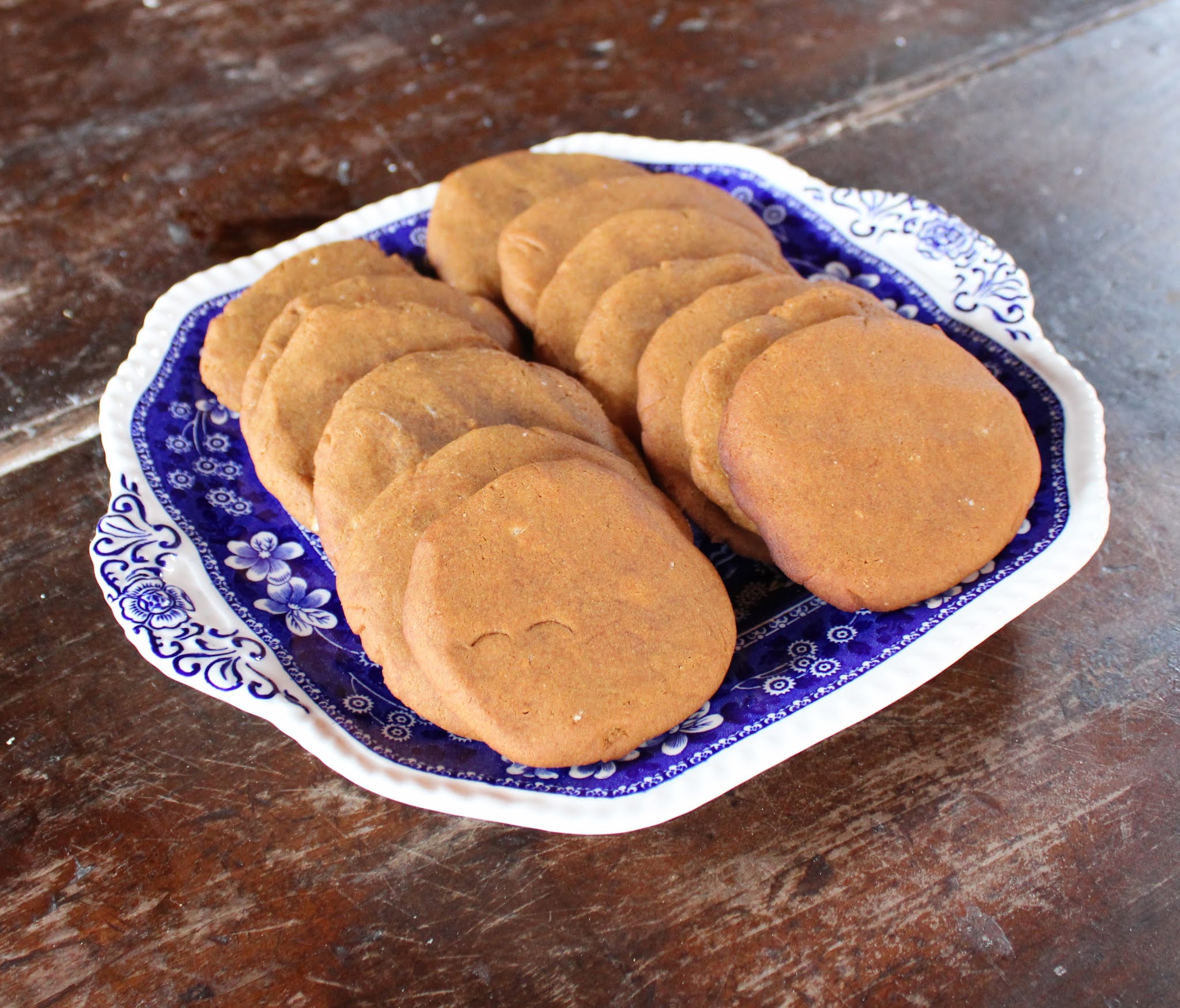 Early American Cooking 1803 Flat Ginger Cakes! Low Sugar Gingerbread