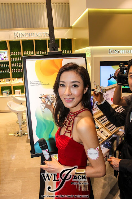 [Coverage] Tavia Yeung Launch Kinohimitsu Total Eyebright & Kinohimitsu Beauty Bar at Parkson Pavilion