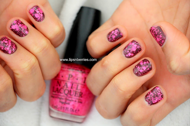 OPI on pinks and needles nail paint
