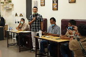 Kasat Reskrim Baru Silaturahmi Dengan Wartawan Unit Polres Simalungun