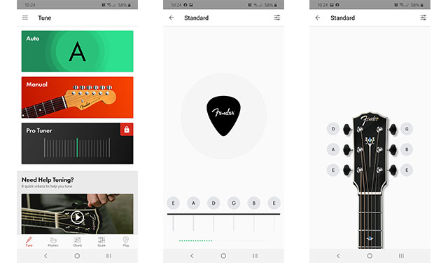 Fender Tune Aplikasi Stem Gitar Terbaik Android