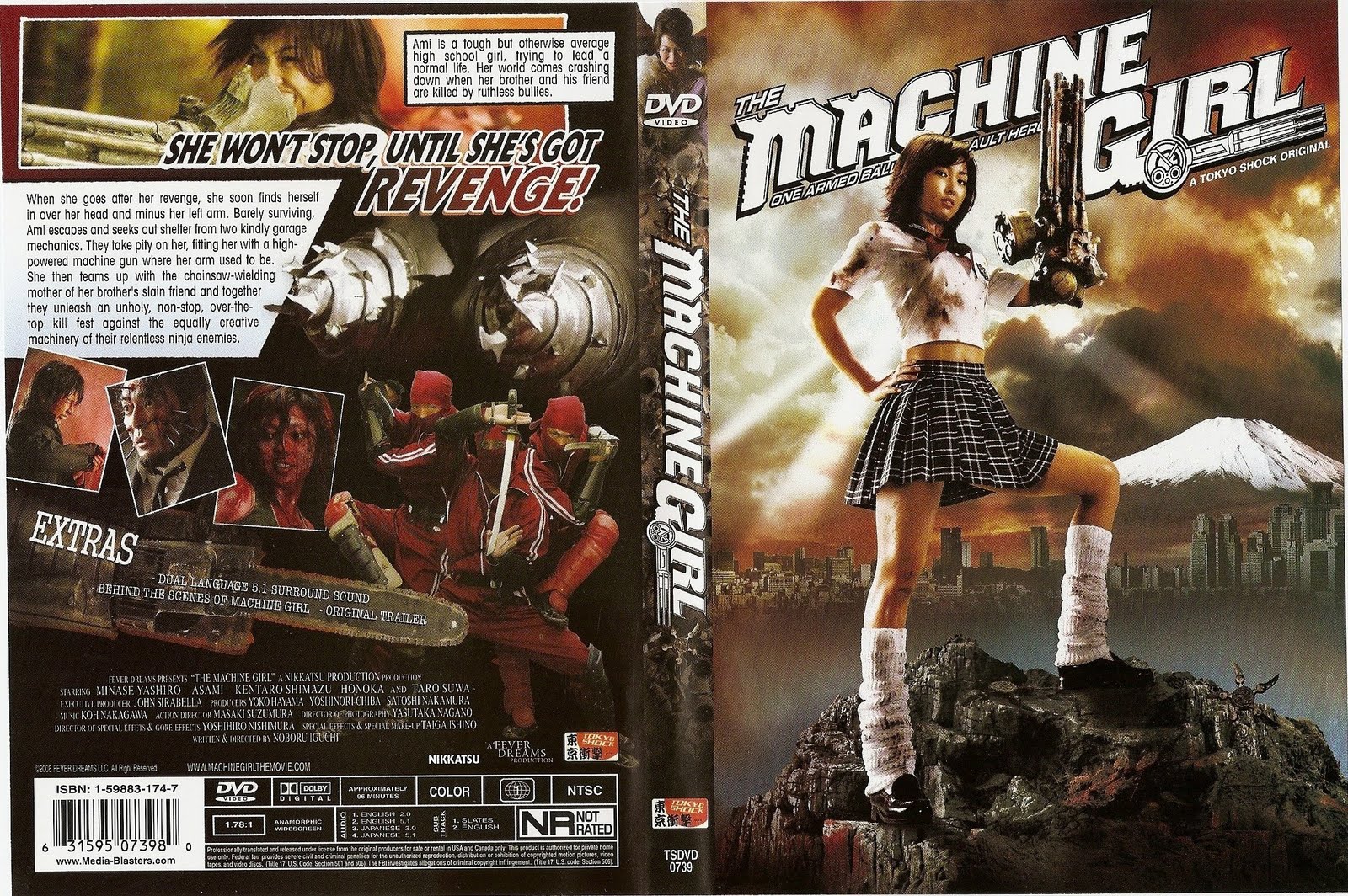 Capas Filmes Ação The Machine Girl