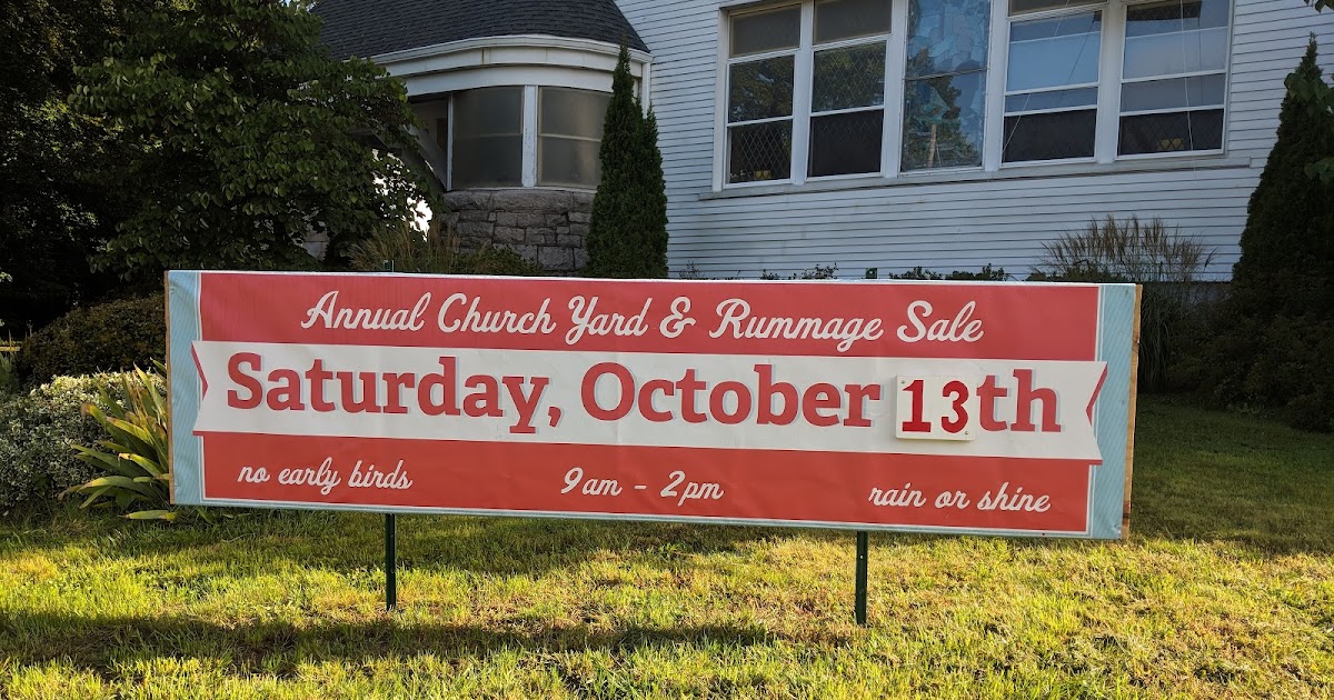 Franklin Matters Franklin Federated Church Yard Sale Oct 13