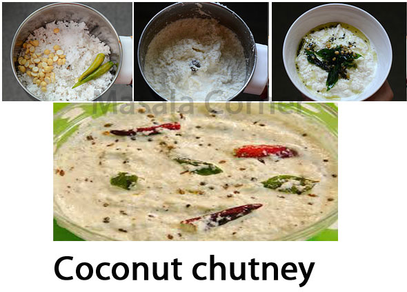 Coconut chutney recipe
