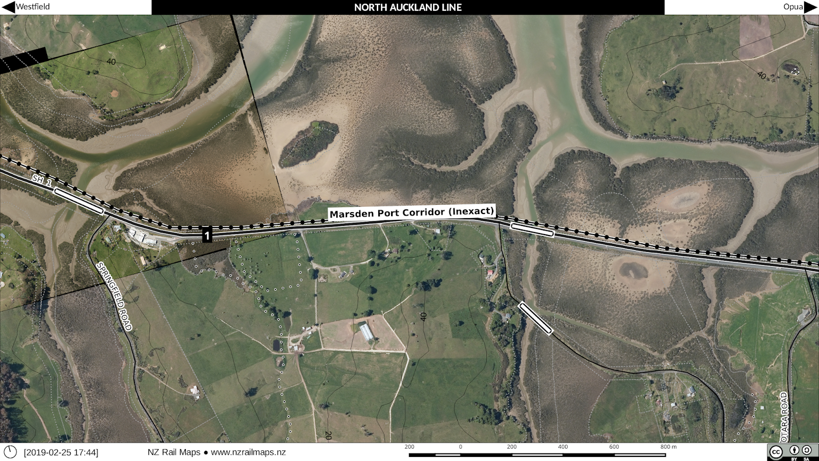 New Zealand Rail Maps North Auckland Line [2A] OakleighMarsden Point 1
