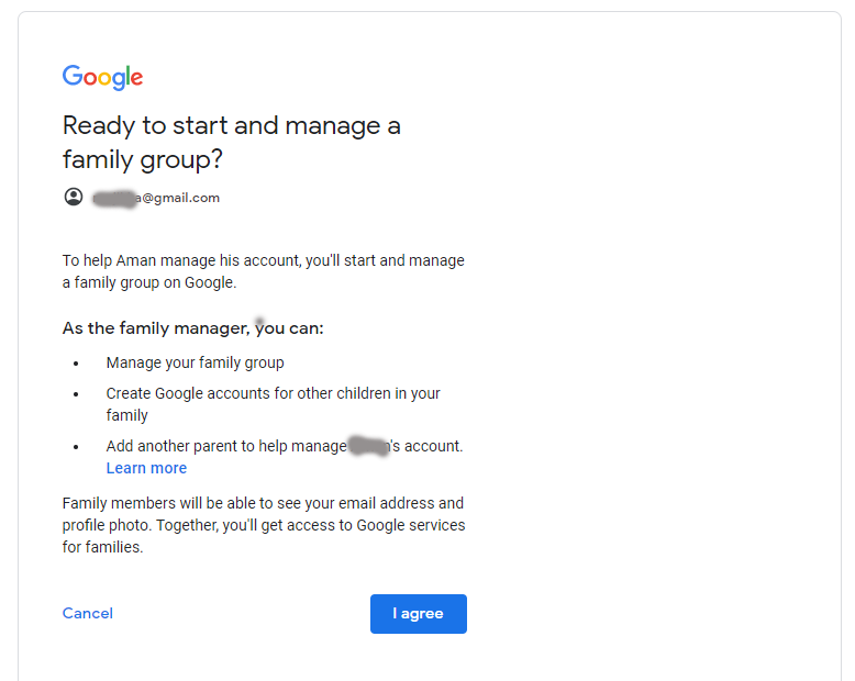 Create a Google Account for your Child and Manage it through Google