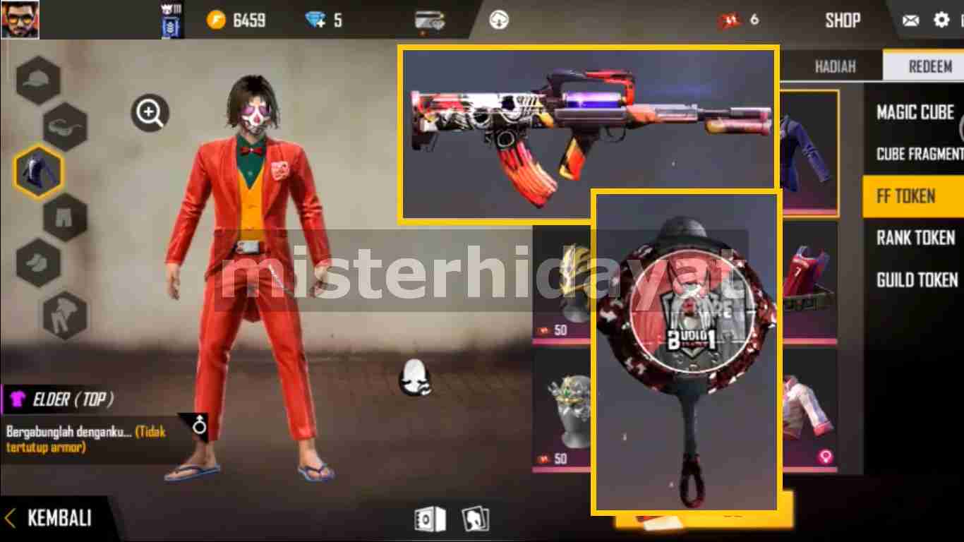 Skin Baju Joker Gratis Groza Grafiti Amp Panci Budi 01 Free Fire