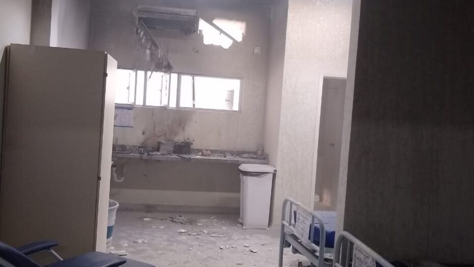 CONNECTTV Princípio de incêndio atinge enfermaria do Hospital Deoclécio Marques CONNECTTV Princípio de incêndio atinge enfermaria do Hospital Deoclécio Marques