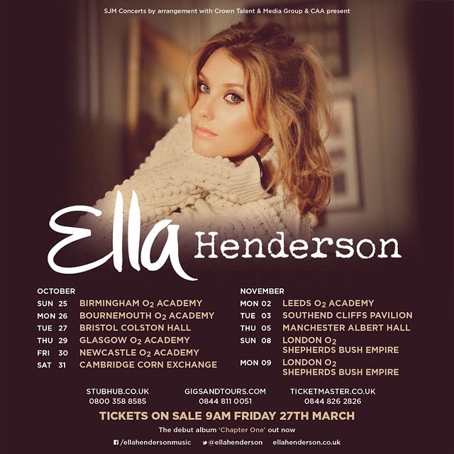 ella henderson tour cardiff