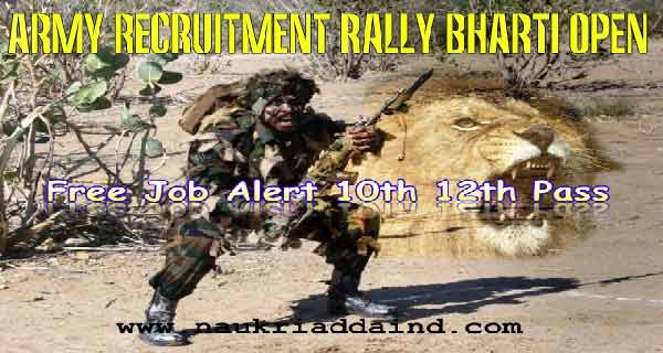 Army Recruitment Rally Bharti Open