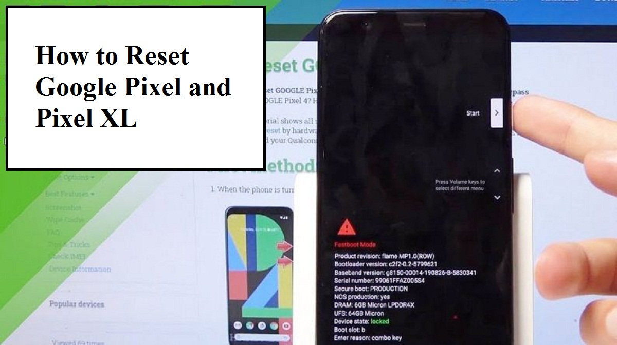 How to Force Restart and Hard Reset Google Pixel Phone : Frozen?
