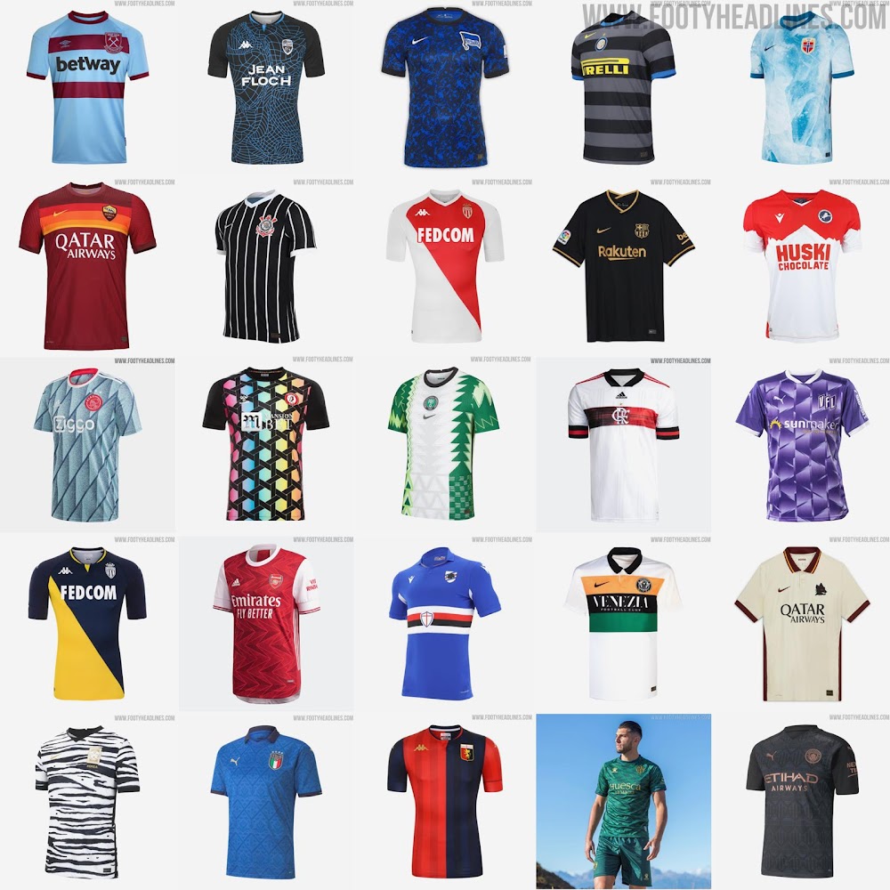 Very Close Race For Title: Which Was The Best Football Kit Of 2020? One ...