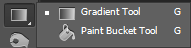 gradient tool, paint bucket tool, belajar potoshop, adobe photoshop, toolbox photoshop cs6