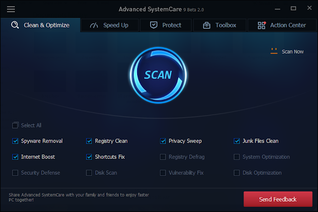 برنامج Advanced SystemCare لتسريع الكمبيوتر وتنظيفه + التفعيل