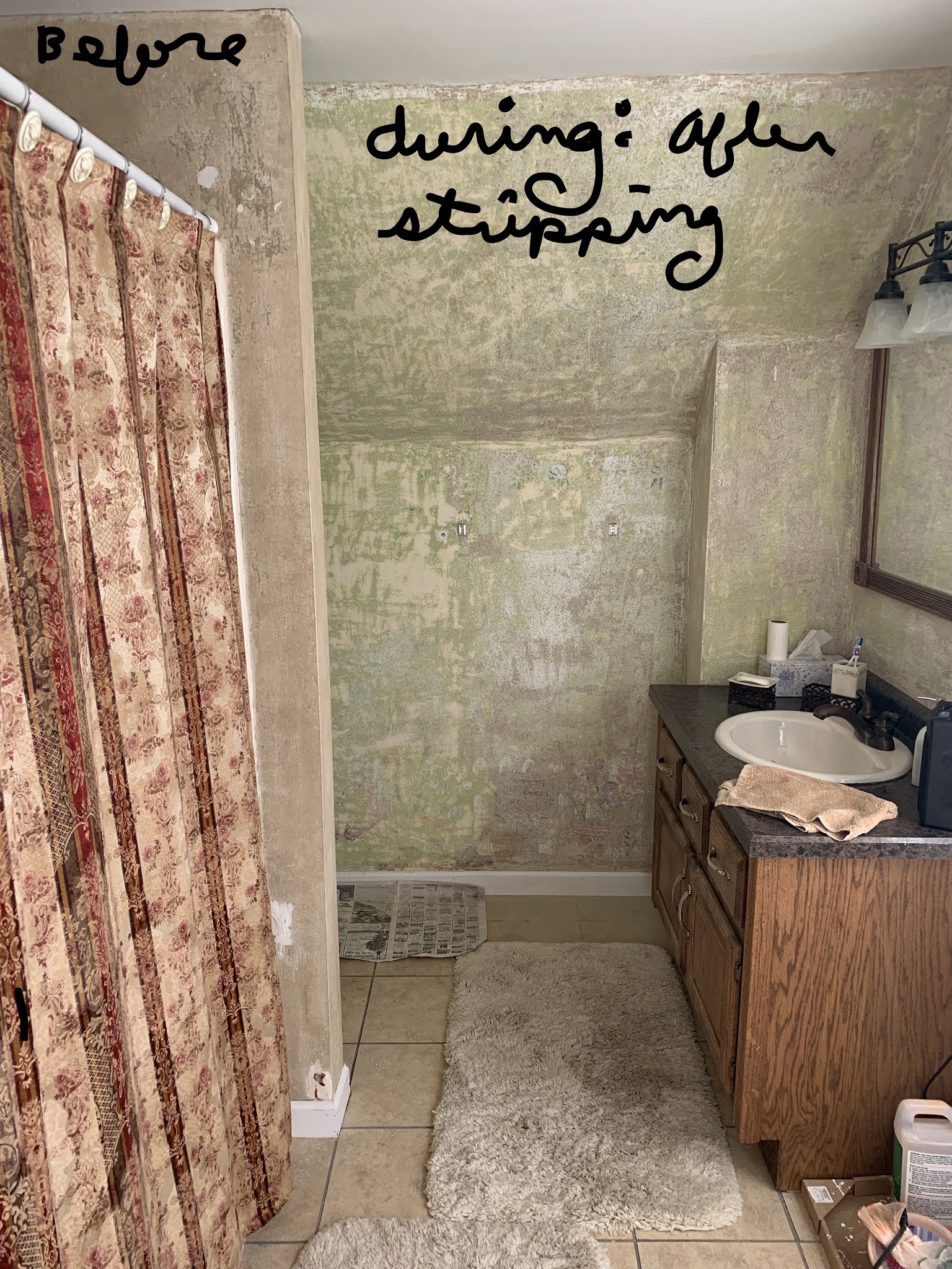 Amy's Creative Pursuits A Bathroom Refresh and How To Remove Crackle Paint