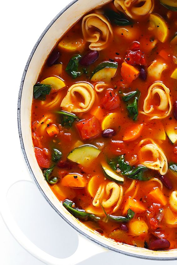 Tortellini Minestrone - Healthy Cooking Tips In Home