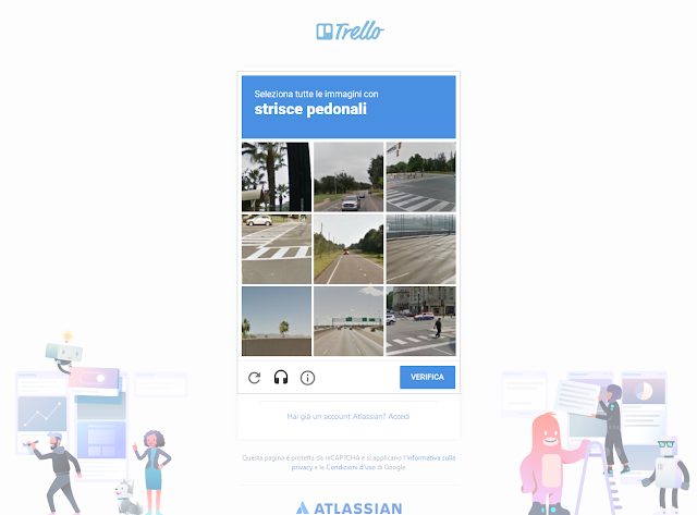 Trello reCAPTCHA