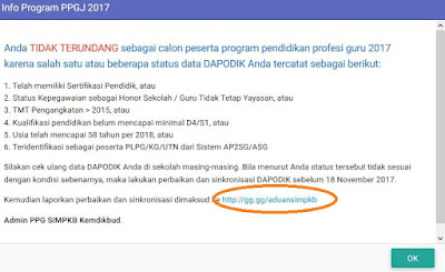 klik aduan ppg