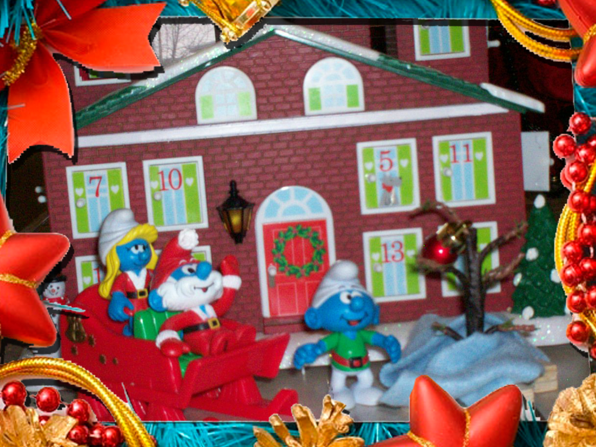 20 Years Before 2000: Christmas Smurf Village