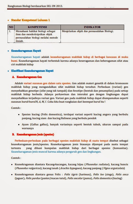 BIOLOGI GONZAGA SKL 1 KEANEKA RAGAMAN