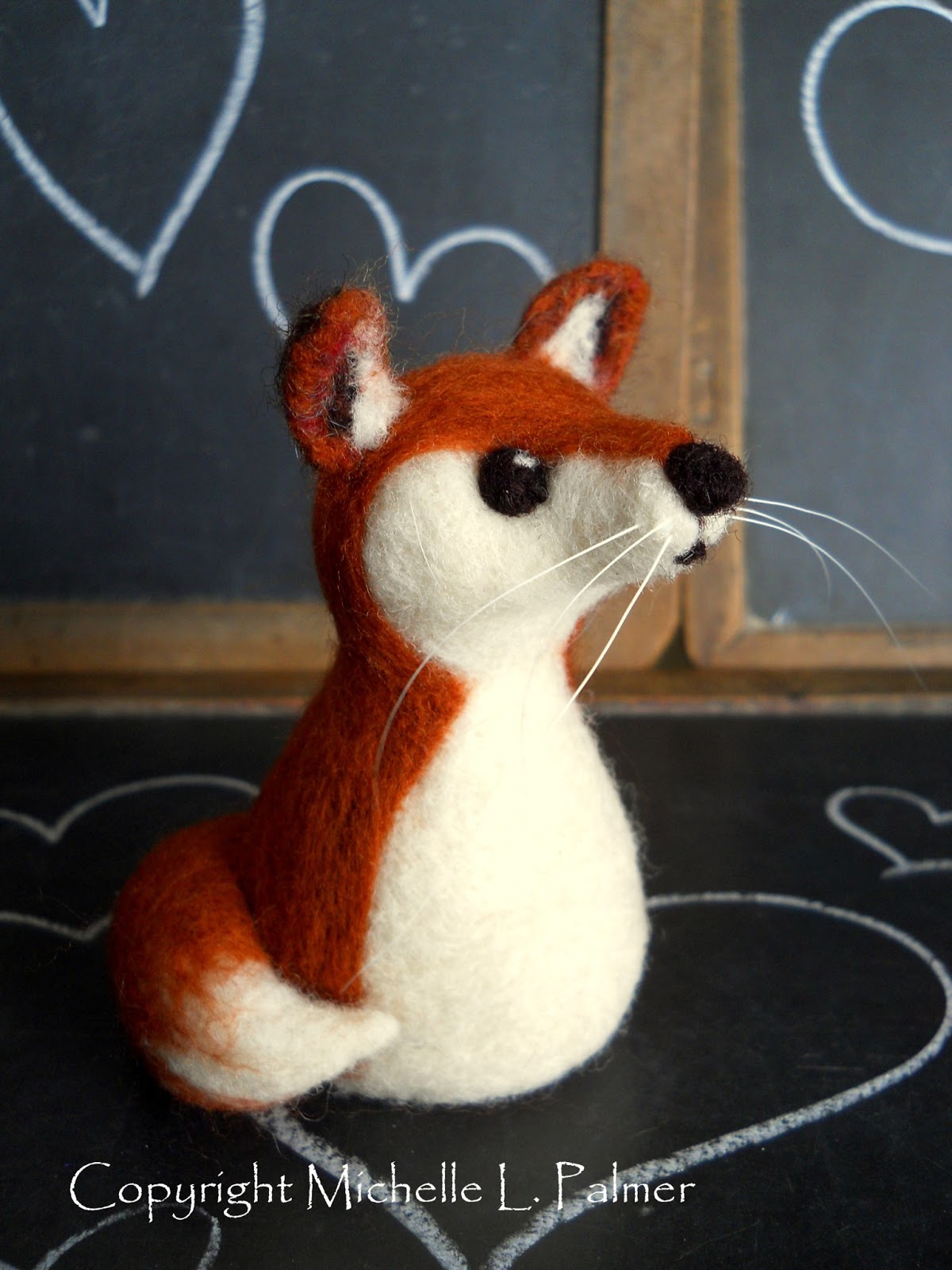 Michelle Palmer Needle felted whiskers n' wool...