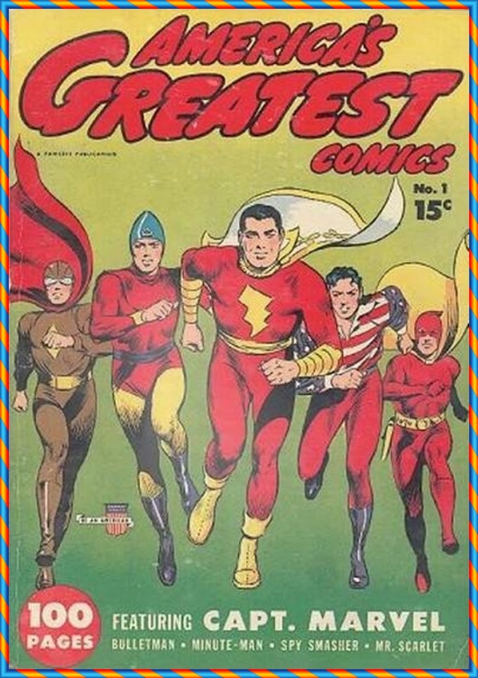  CAPAS DE GIBI  COVERS-FAWCETT-Americas-Greatest-Comics