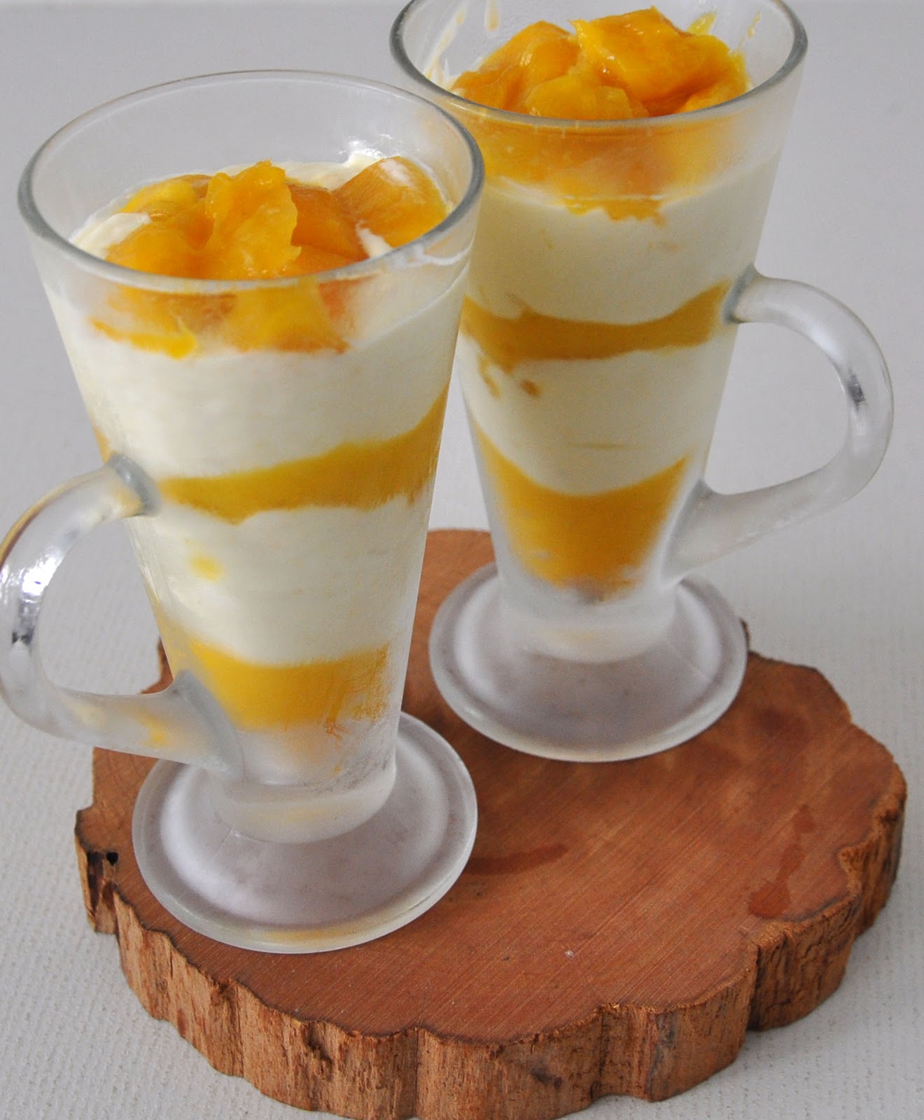 Mango Fool (Mango Yogurt Mousse) | The Baking Bee