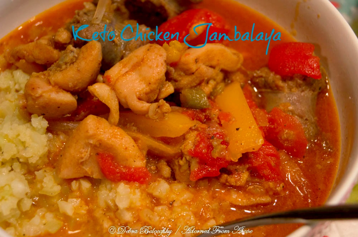 Adorned From Above Easy Chicken Jambalaya Keto Friendly