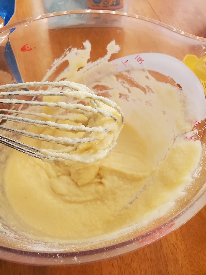 this is coconut flour cake batter