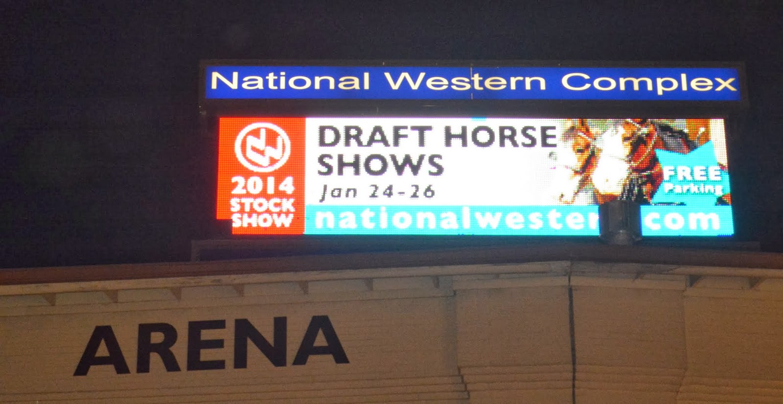 Mille Fiori Favoriti Draft Horse Show at the National Western Stock